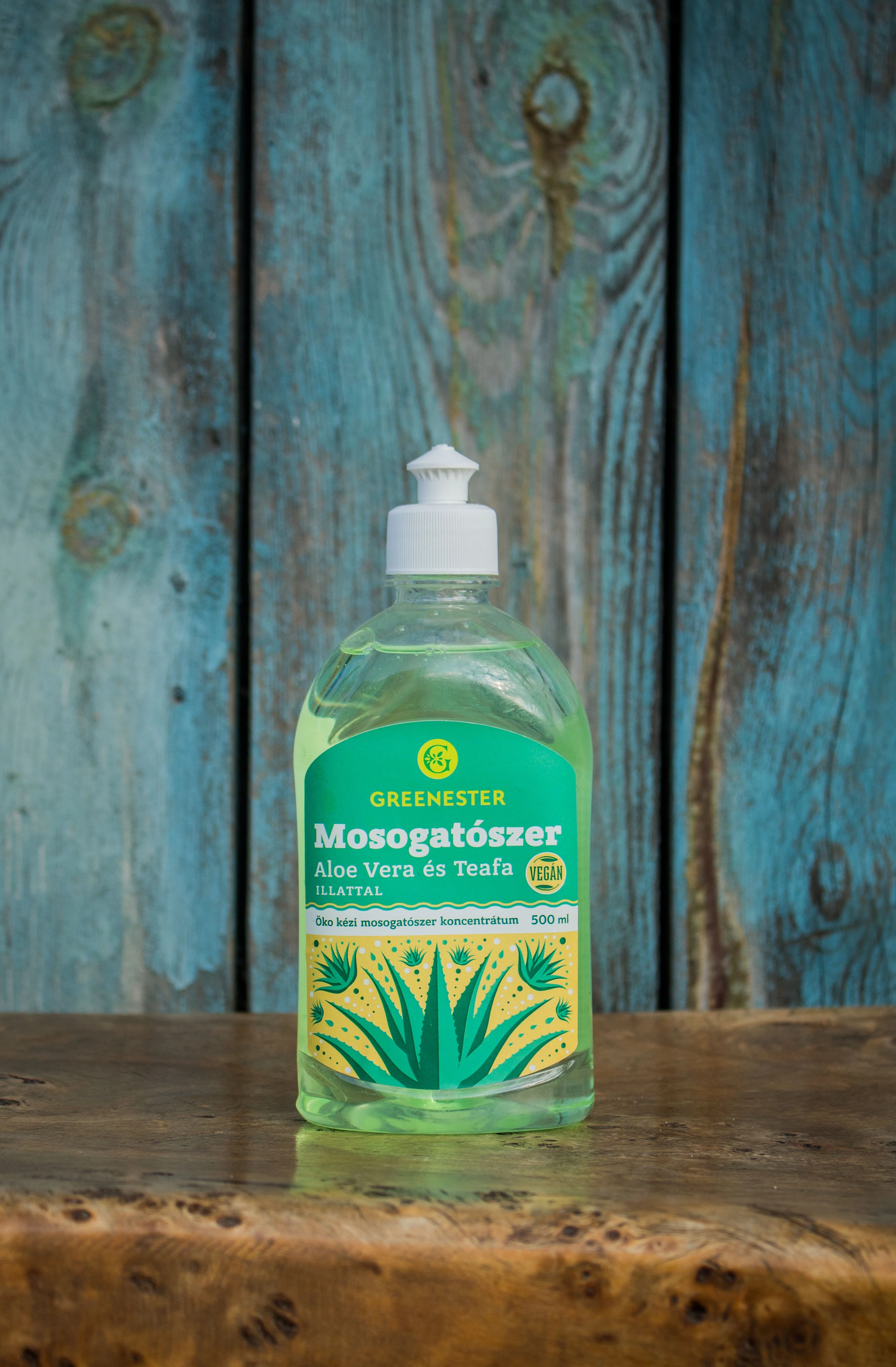 Öko kézi mosogatószer Aloe Vera és Teafa illattal 500ml