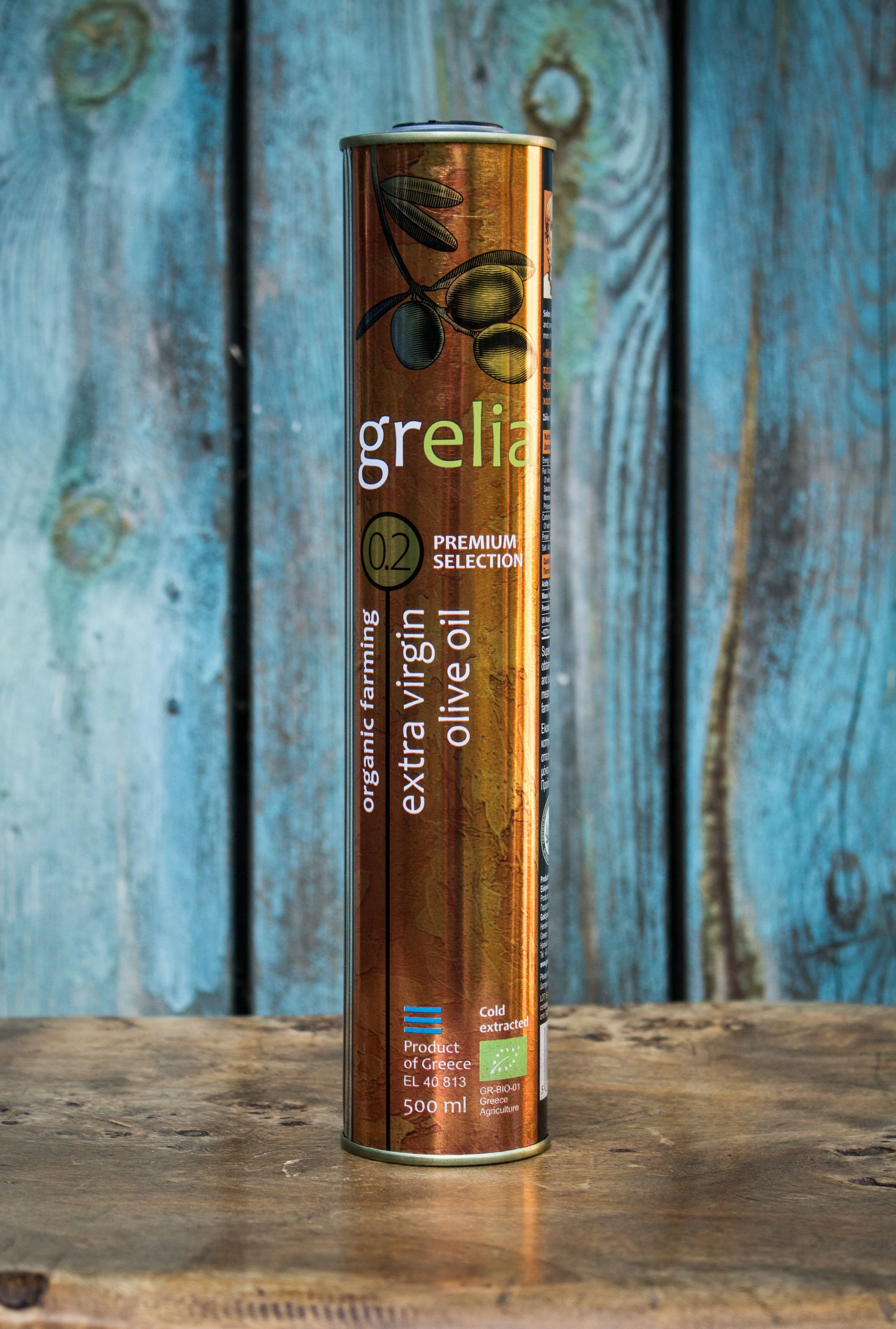 Grelia 0,2 100%-ban vegyszermentes extraszűz olívaolaj 500 ml