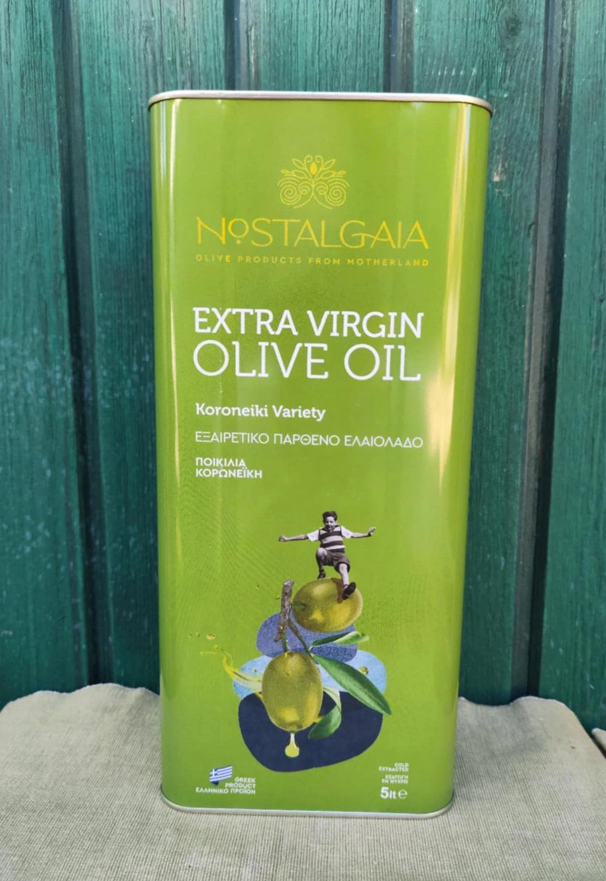 Nostalgaia extraszűz olívaolaj,100%-ban vegyszermentes extraszűz olívaolaj 5l 